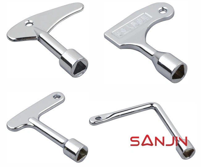 Elevator triangular key